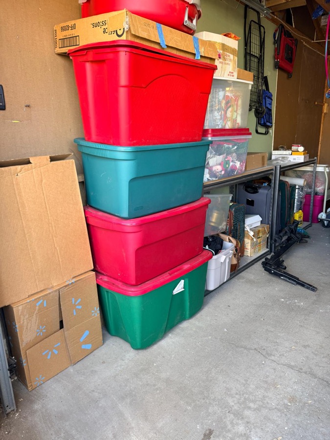Garage cleanout result — Sue May's garage fully cleared and clean in Minneapolis